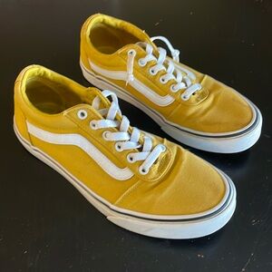 Yellow Vans Women’s 9.5